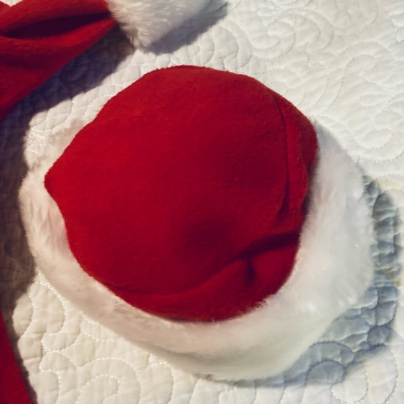 Melody Kids Red & White Christmas coat and Hat - Picture 4 of 12